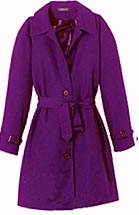 purple coat 